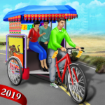 دراجة العربة محاكي 2019: لعبة سيارات الأجرة