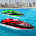 أقصى قارب سباق 2019: سرعة مزلجة مائية حيلة ألعاب