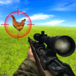 طائر الصيد دجاج اطلاق الرصاص هدف، تصويب بري دجاجة