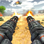 ألعاب مدفع رشاش: العاب 3d حرب- العاب قتال حقيقية