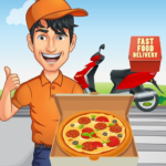 مطبخ صانع الوجبات السريعة: توصيل برجر البيتزا