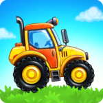 أرض المزرعة والحصاد - ألعاب الزراعة للأطفال
