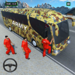 جيش جندي المواصلات حافلة قيادة