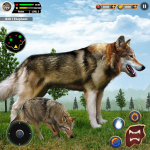 محاكاة الذئب البري ألعاب
