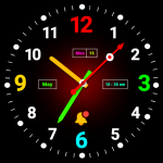 ساعة رقمية ذكية نيون